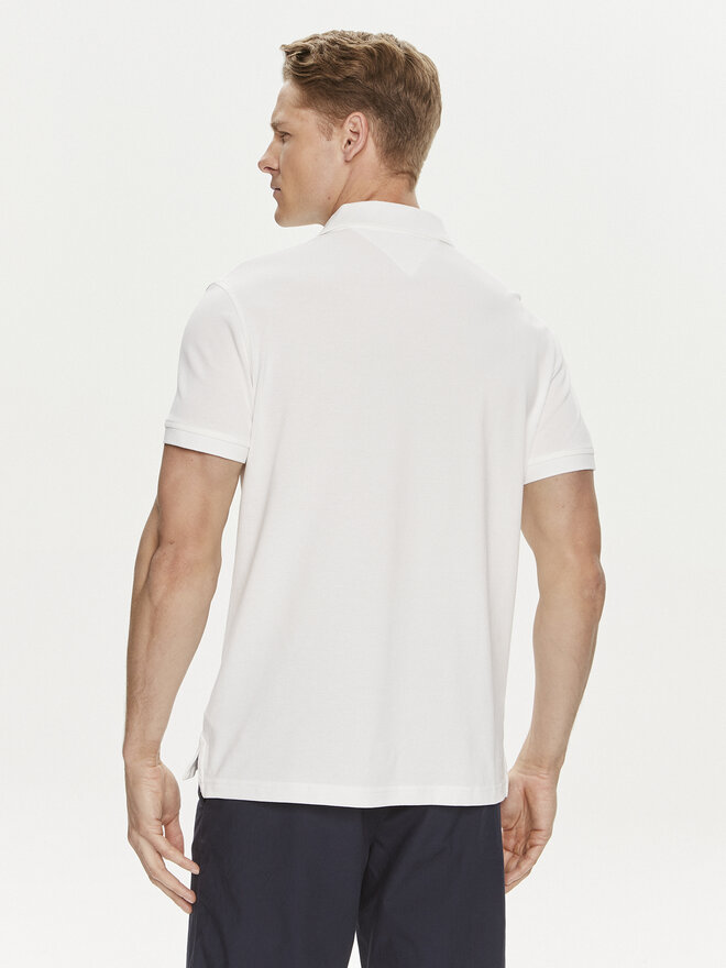 Tommy Hilfiger Tommy Hilfiger Poloshirt Palm Under Collar MW0MW34738 Weiß Regular Fit