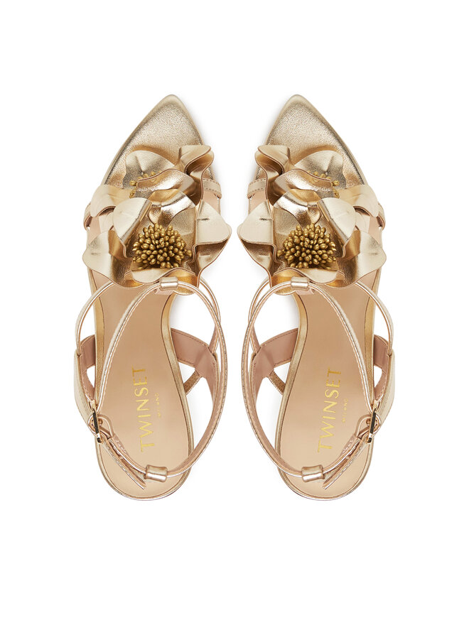 TWINSET Sandalen TWINSET 251TGT102 Goldfarben