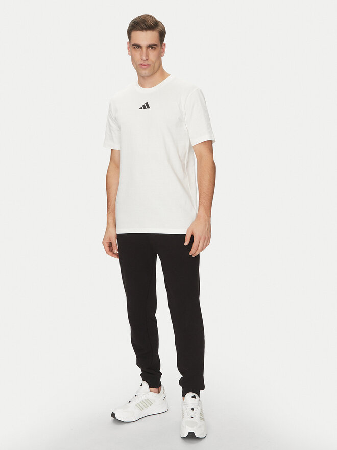 adidas adidas Marškinėliai German Engineering Graphic JP1527 Balta Regular Fit