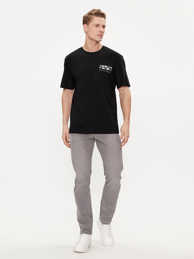 Jack&Jones Jack&Jones Marškinėliai Guru 12249187 Juoda Relaxed Fit