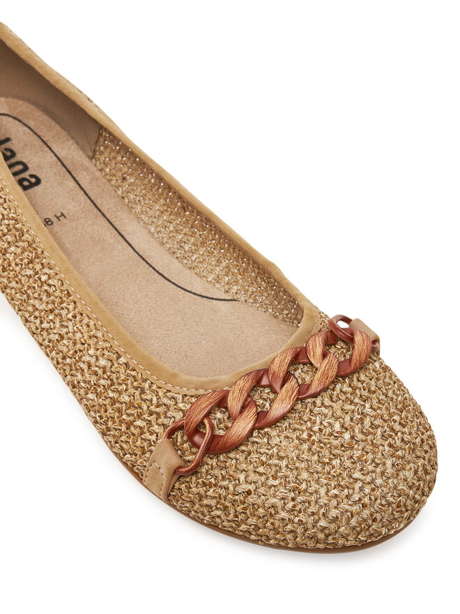 Jana Балетки Jana 8-22171-44 Коричневий