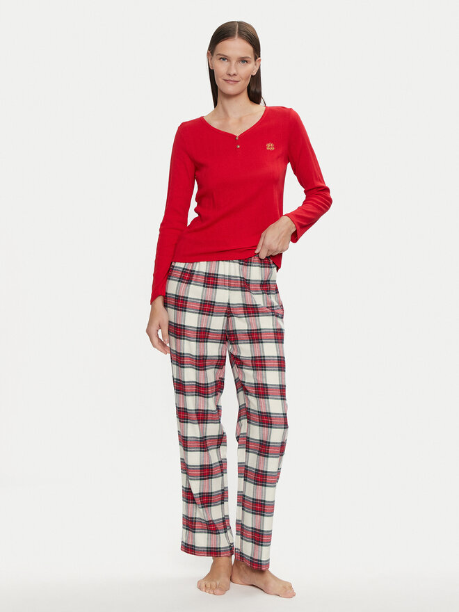 LAUREN RALPH LAUREN LAUREN RALPH LAUREN Pyjama ILN72374F Rot Regular Fit