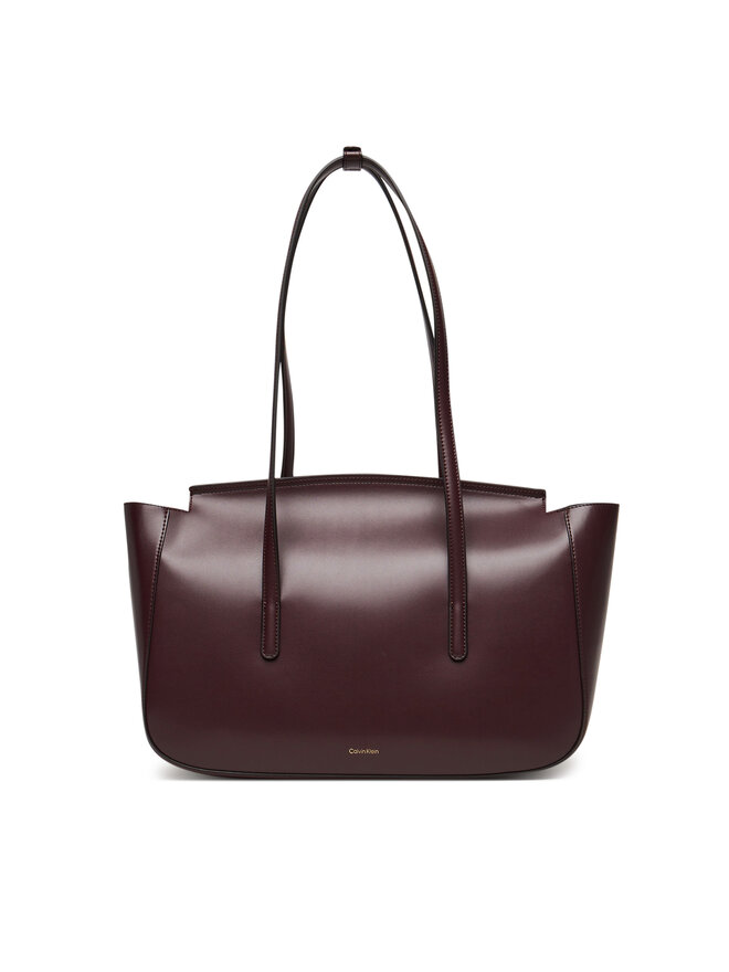 Calvin Klein Сумка Calvin Klein Hardware Flap Tote Bag LV04F3145G Бордовий