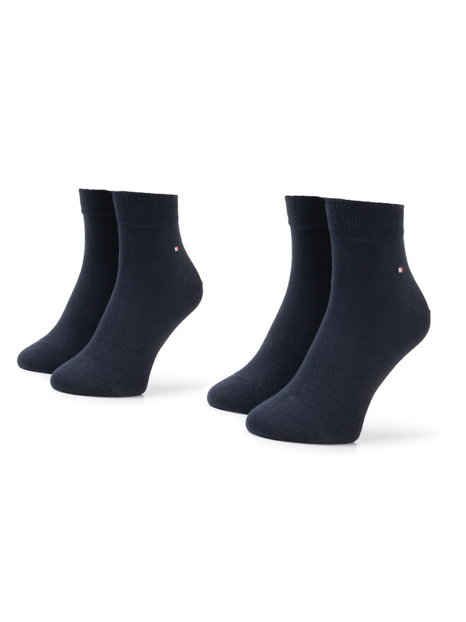 Tommy Hilfiger Zestaw 2 par niskich skarpet męskich Tommy Hilfiger 342025001 Granatowy