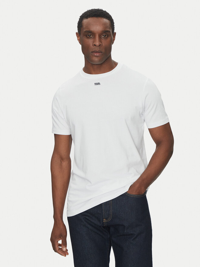 KARL LAGERFELD KARL LAGERFELD T-Shirt 755058 552235 Weiß Regular Fit