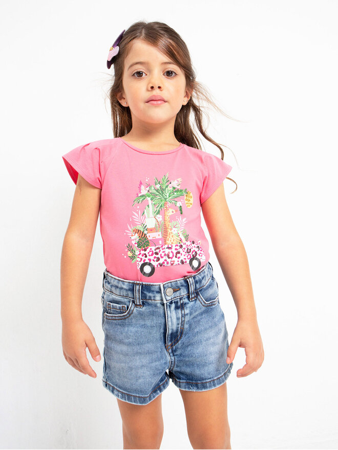Mayoral Mayoral T-Shirt 3071 Ροζ