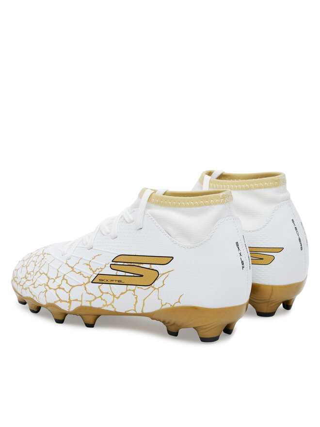 Skechers Buty do piłki nożnej Skechers Skx_1.5 High Jr Td Fg 252086N/WBGD Biały