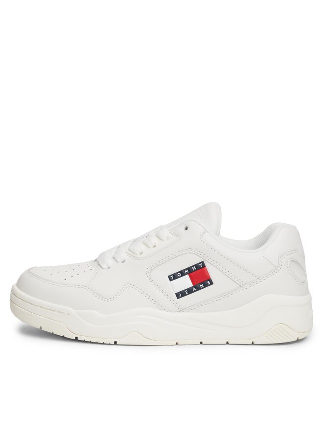 Tommy Jeans Снікерcи Tommy Jeans Tjw New Basket Sneaker Lc EN0EN02524 Écru