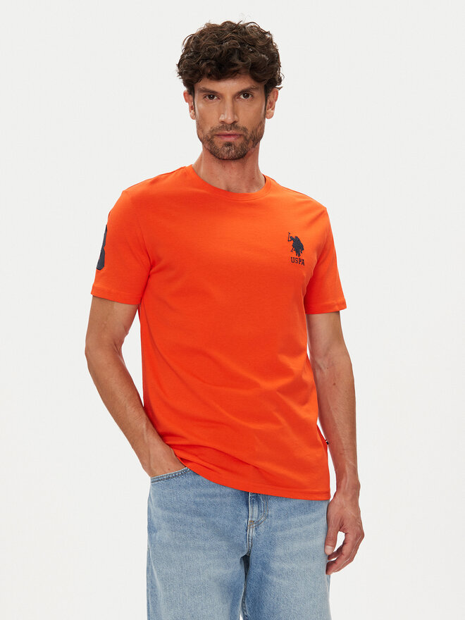 U.S. Polo Assn. U.S. Polo Assn. Camiseta MUP3311 Naranja Slim Fit