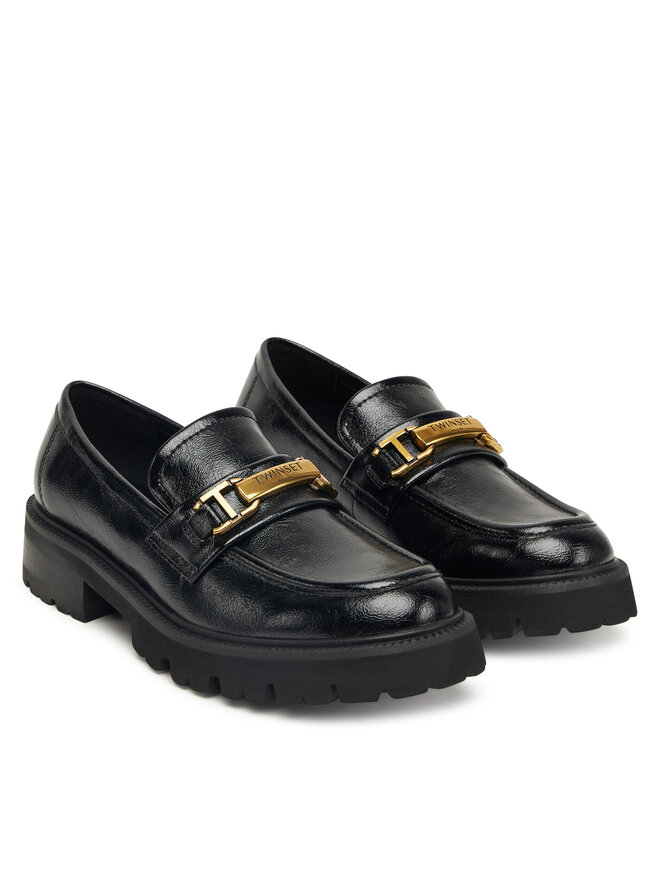 TWINSET Лофери TWINSET 252TGT080 Чорний