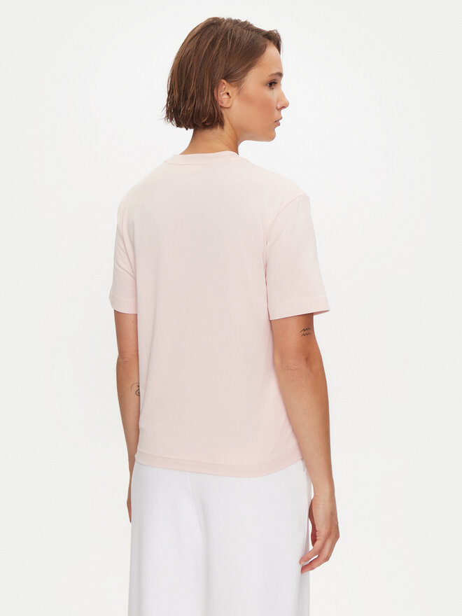 Lacoste Lacoste Marškinėliai TF7215 Rožinė Loose Fit