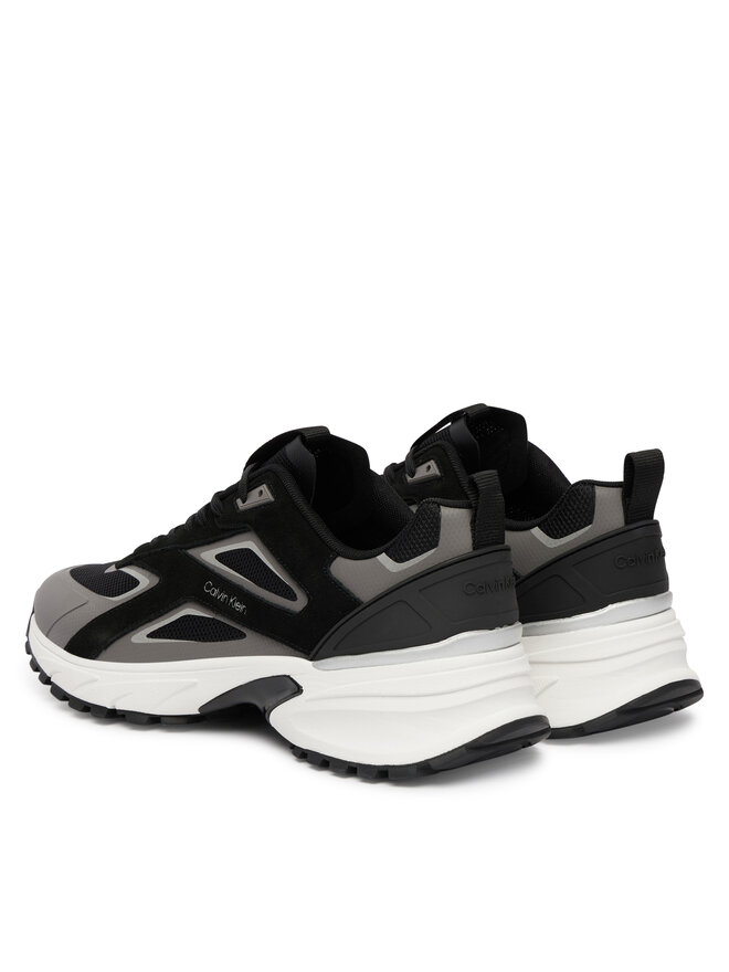 Calvin Klein Sneakers Calvin Klein Hike Runner Ck Stripe Mix Ny-Su HM0HM02220 Schwarz