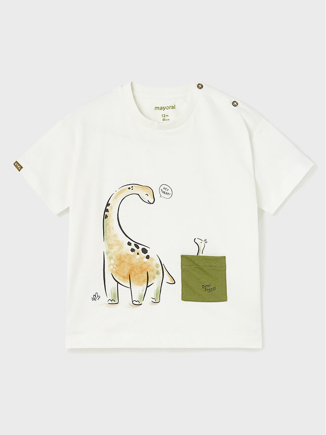 Mayoral Mayoral T-Shirt 1027 Λευκό Regular Fit