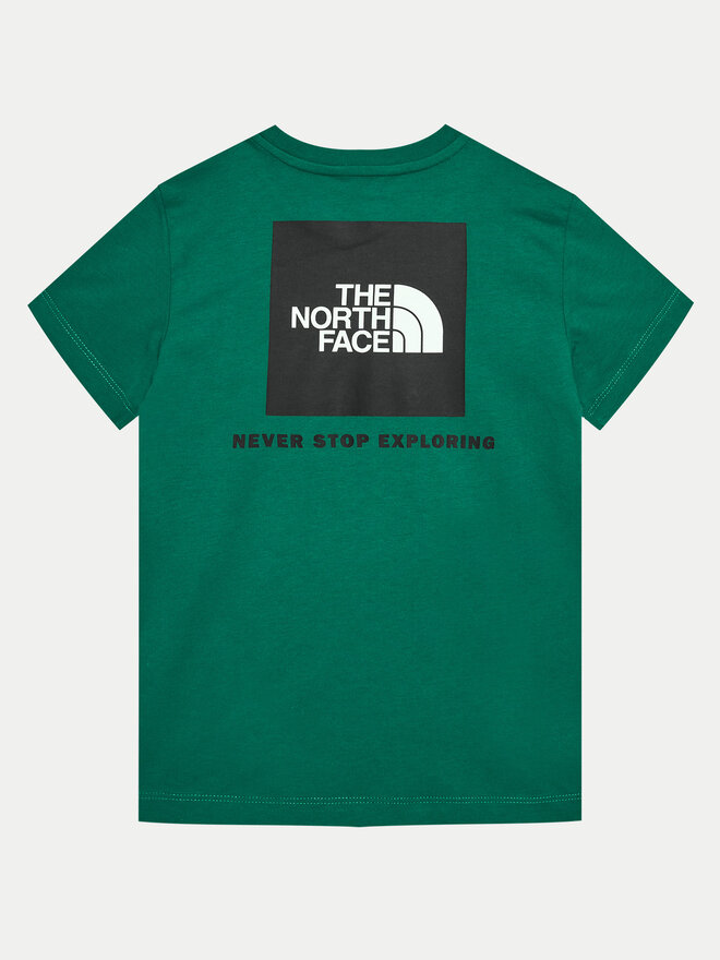 The North Face The North Face T-Shirt Redbox NF0A89VT Grün Regular Fit