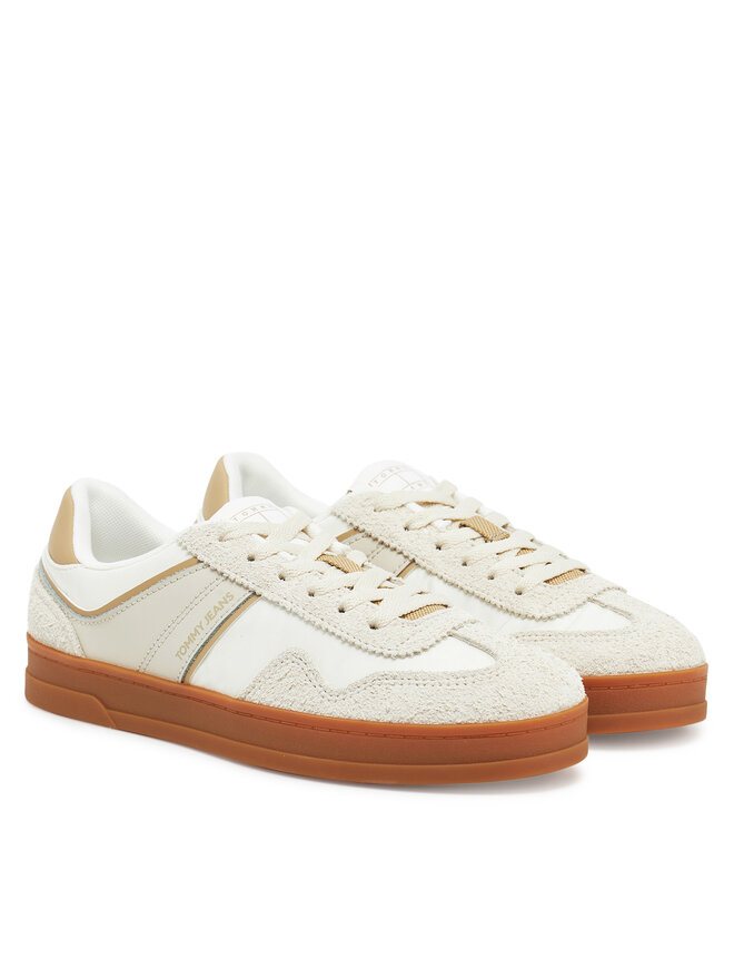 Tommy Jeans Снікерcи Tommy Jeans The Greenwich Mix Media EN0EN02730 Бежевий