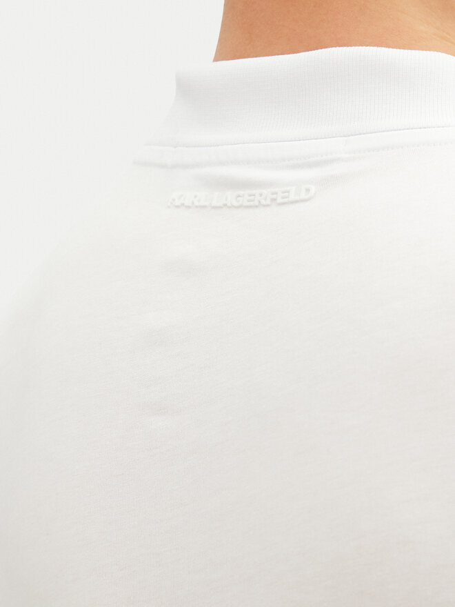 KARL LAGERFELD KARL LAGERFELD Polo 745710 500224 Λευκό Regular Fit