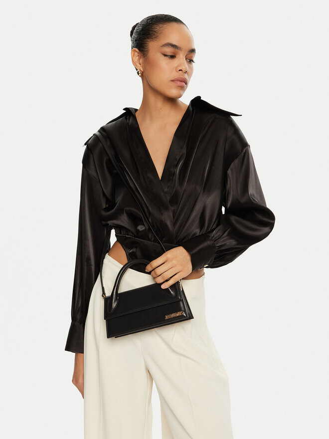 JACQUEMUS Τσάντα JACQUEMUS Le Chiquito Long 213BA004-3000 Μαύρο
