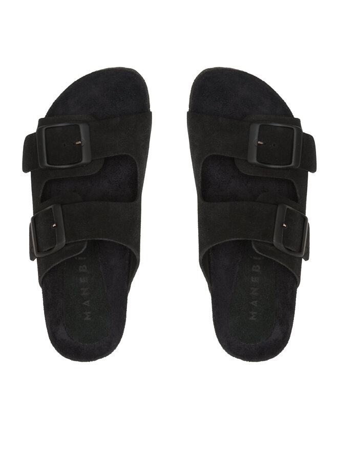 Manebi Šľapky Manebi Traveler Nordic Sandals K 1.0 RT Čierna