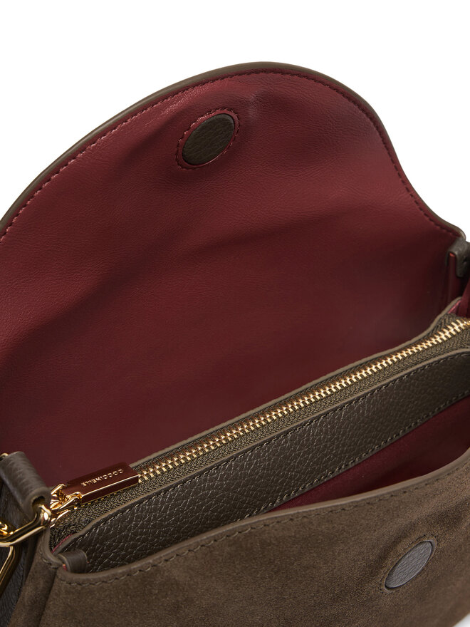 Coccinelle Handtasche Coccinelle VCL Coccinelletiggy Suede Bim E1 VCL 18 02 01 Khakifarben
