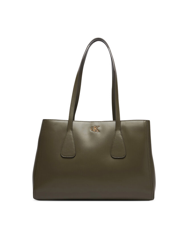 Calvin Klein Handtasche Calvin Klein Ck Medium Work Tote LV04F3442G Grün