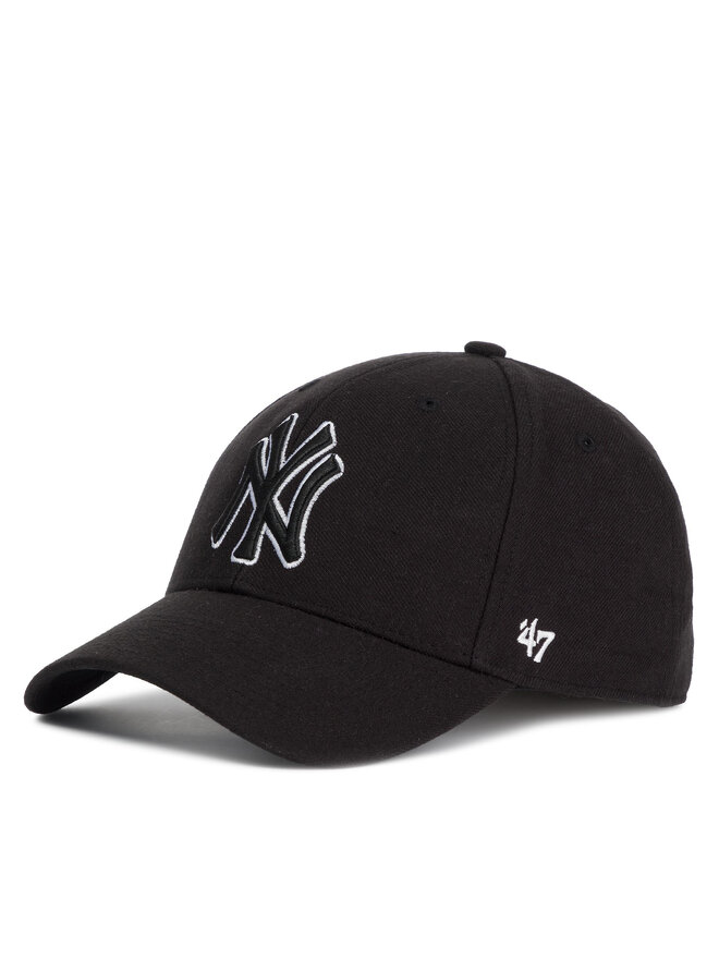 47 Brand Czapka z daszkiem 47 Brand New York Yankees B-MVPSP17WBP-BKC Czarny