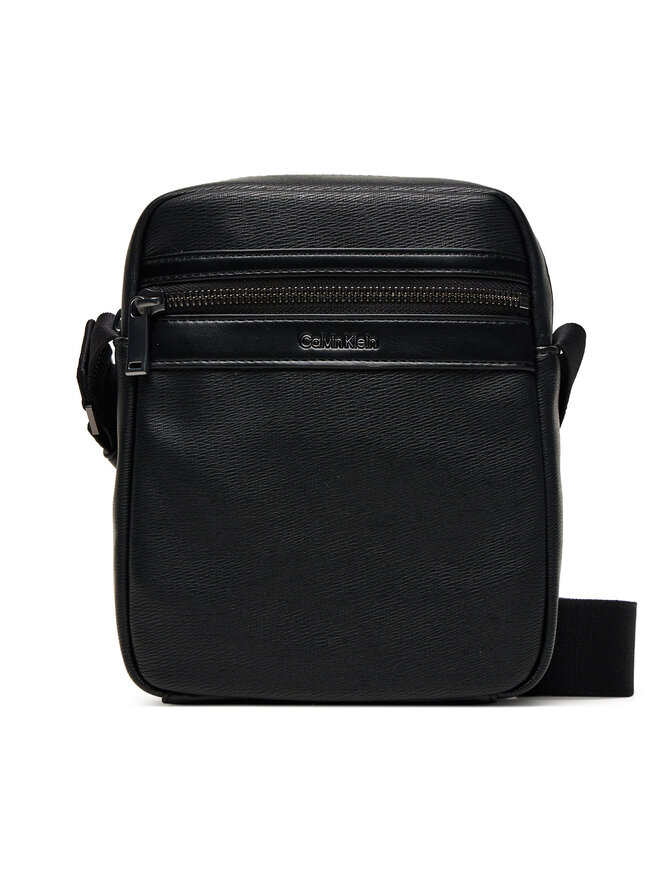 Calvin Klein Плоска сумка Calvin Klein Zip Reporter LV04D3264G Чорний