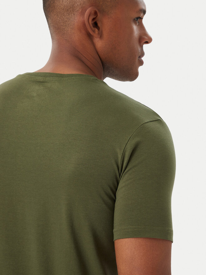 Aeronautica Militare Aeronautica Militare T-Shirt Girocollo AM1UTI005 Khakifarben Regular Fit