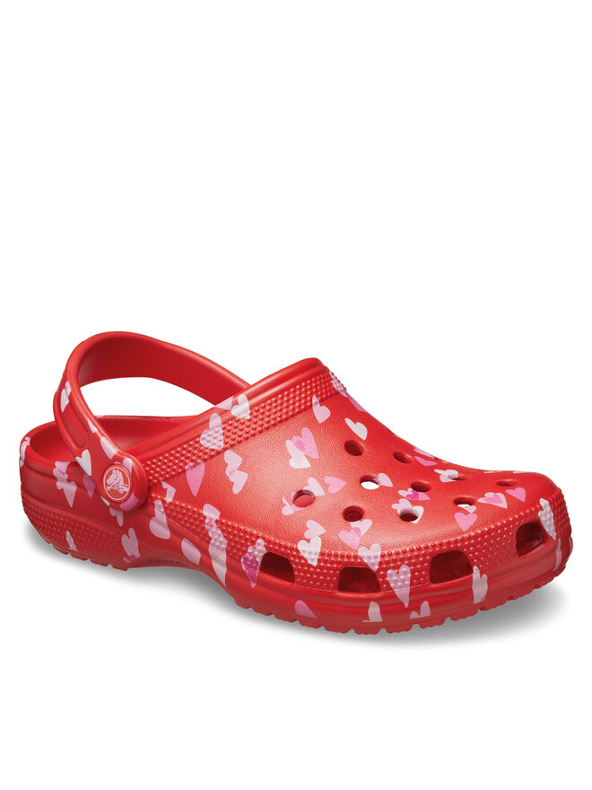 Crocs Şlapi Crocs Classic Vday Clog 209682 Roșu