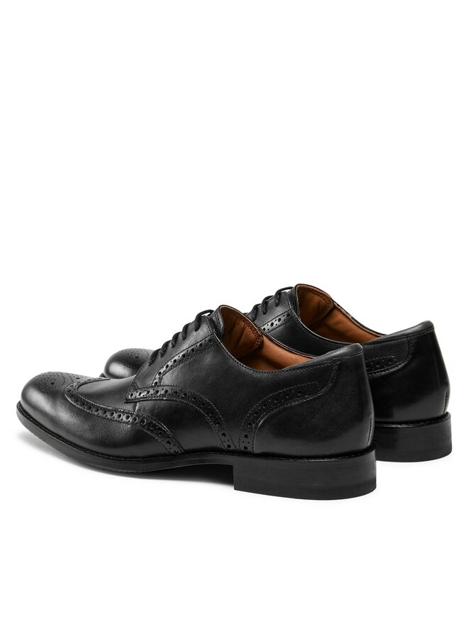 Clarks Félcipő Clarks Craft Arlo Limit 261714527 Fekete