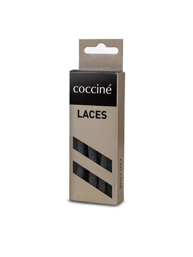 Coccine Șireturi pentru încălțăminte Coccine SZNUROWADŁA 75 cm F3 BAWEŁNIANE v.AZ Negru