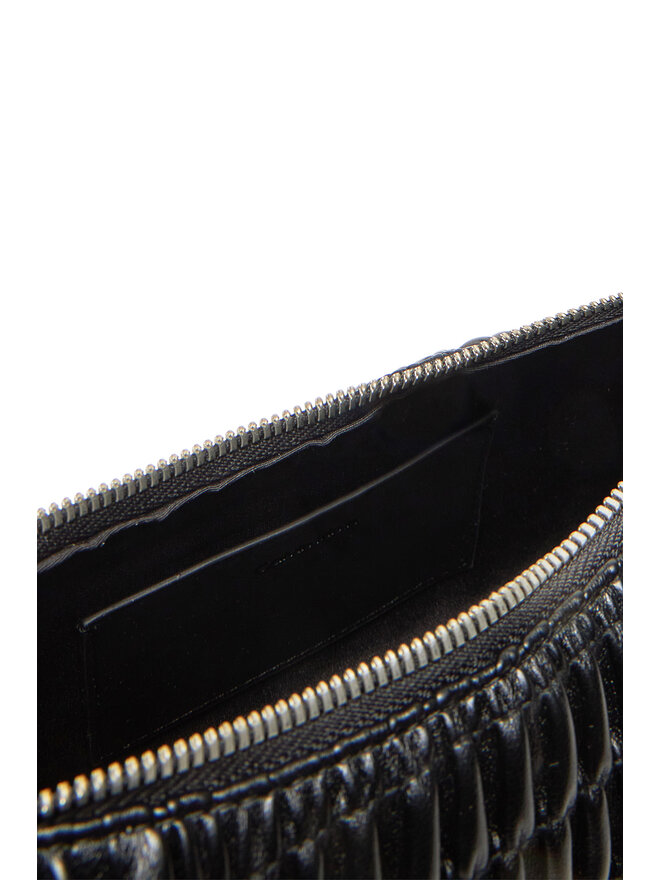 Calvin Klein Jeans Handtasche Calvin Klein Jeans Ruched Layla Shoulder Bag LV04K3088G Schwarz