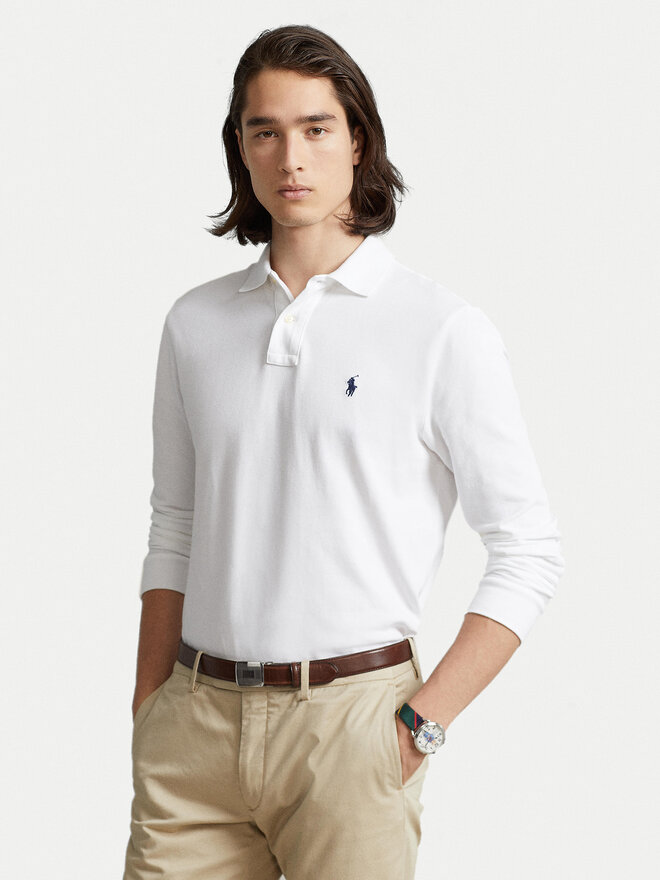 Polo Ralph Lauren Polo Ralph Lauren Polo 710680790001 Λευκό Custom Slim Fit
