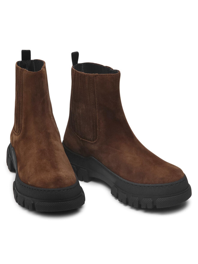 Weekend Max Mara Μποτάκια με λάστιχο Weekend Max Mara Genepi 579603146000 Καφέ