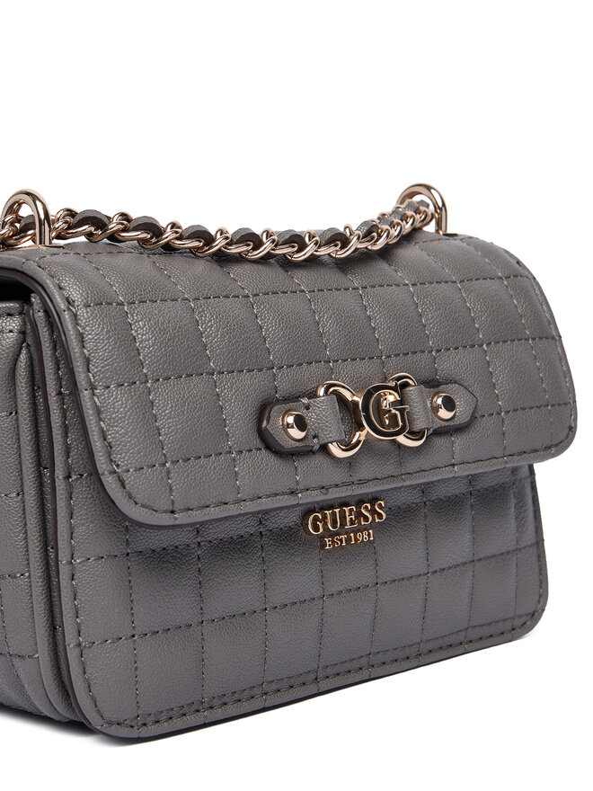 Guess Handtasche Guess Nadira Mini HWQG84 24780 Grau