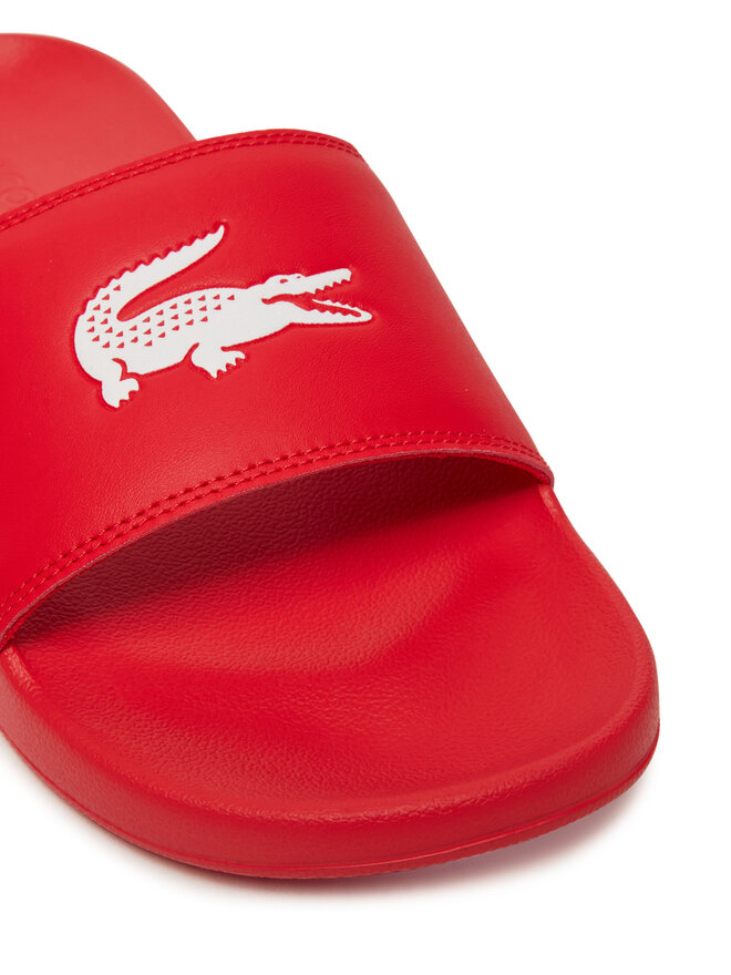 Lacoste Pantoletten Lacoste Serve Sliders 7-49CMA0041 Rot