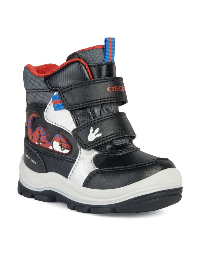 Geox Snehule Geox B Flanfil Boy B Abx B363VA 054FU C0245 M Čierna
