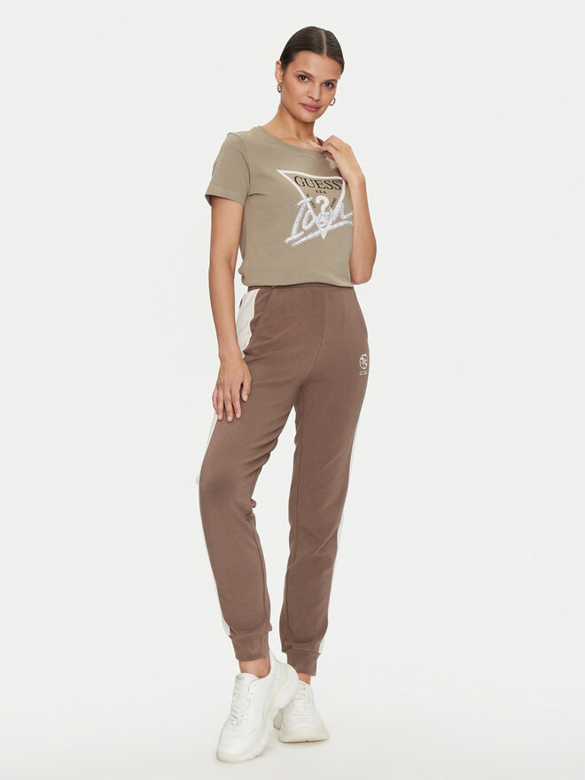 Guess Guess Camiseta Icon W4YI32 I3Z14 Verde Regular Fit