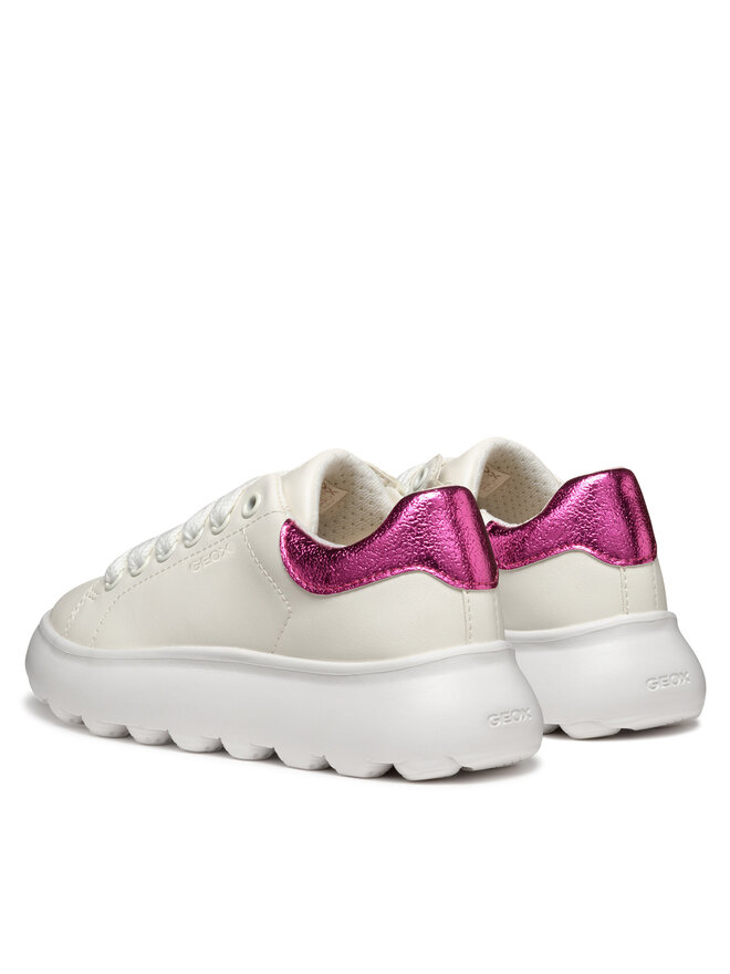 Geox Sneakersy Geox J Puffypop J55MRA 000BC C0563 S Bílá