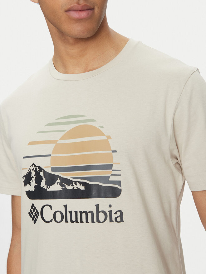 Columbia Columbia Camiseta Path Lake™ II Graphic 1934814 Beis Regular Fit