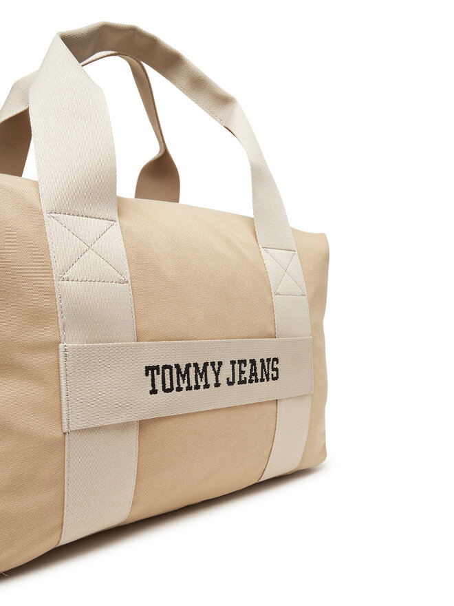 Tommy Jeans Taška Tommy Jeans Retro Cool Duffle AM0AM13325 Béžová