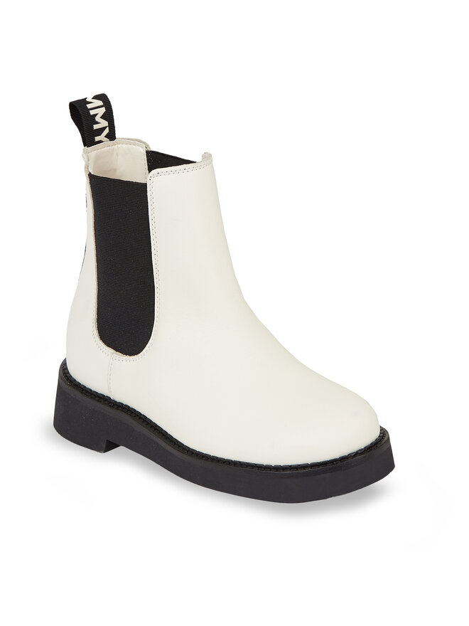 Tommy Jeans Sztyblety Tommy Jeans Tjw Chelsea Flat EN0EN02311 Biały
