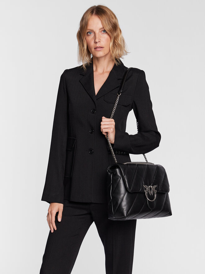 PINKO Handtasche Pinko Love Big Puff Cl PE 23 PLTT 100037 A0F2 Schwarz