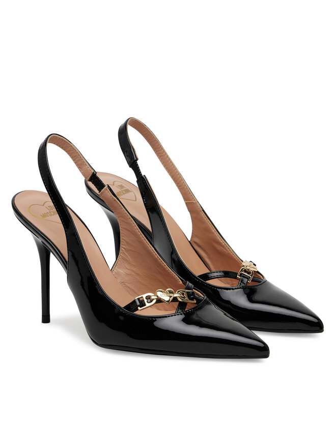 LOVE MOSCHINO Sandale LOVE MOSCHINO JA10079G1MIH0000 Negru