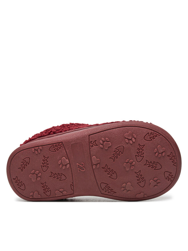 Gap Тапочки Gap Plano Fur K GCJ001F4TKRDDEGP Бордовий