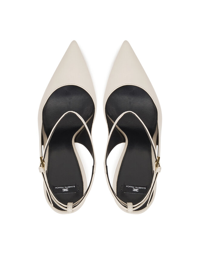 Elisabetta Franchi Sandale Elisabetta Franchi SA-26B-51E2 Écru