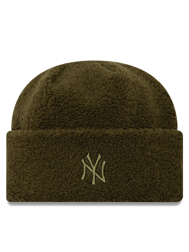 New Era Čiapka New Era Borg New York Yankees Cuff Knit Beanie 60580758 Zelená
