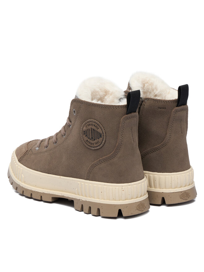 Palladium Schnürstiefeletten Palladium Pallashock Zip Warm 74353-281-M Grau