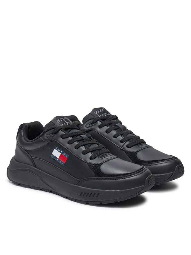 Tommy Jeans Sneakersy Tommy Jeans Runner EM0EM01445 Čierna