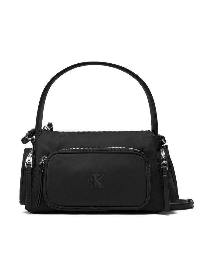 Calvin Klein Handtasche Calvin Klein Pocket Nylon Bag W/ Strap LV04F3132G Schwarz