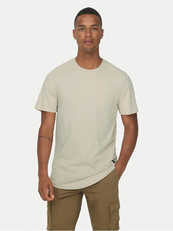 Only & Sons Only & Sons Camiseta Matt 22002973 Beis Regular Fit